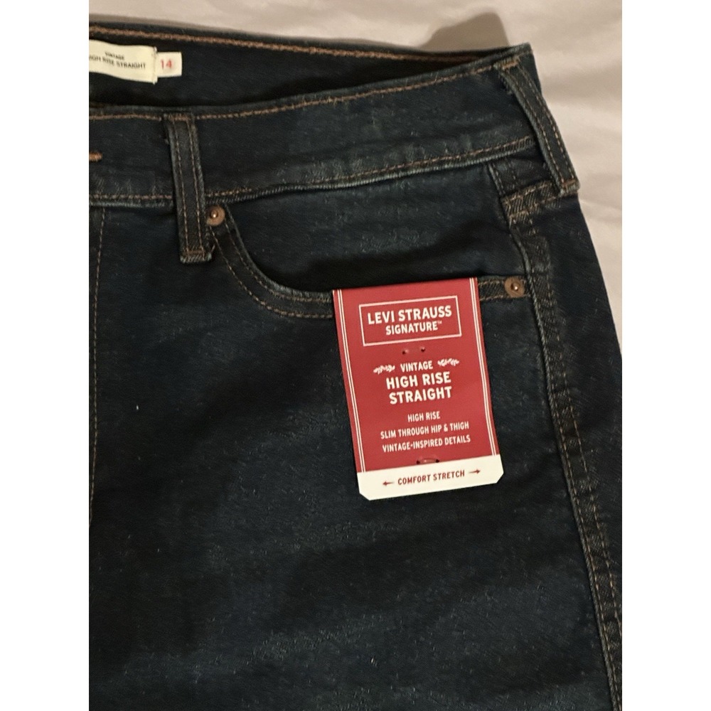 Petite Levi's Women's High Rise Jeans - Dark Blue